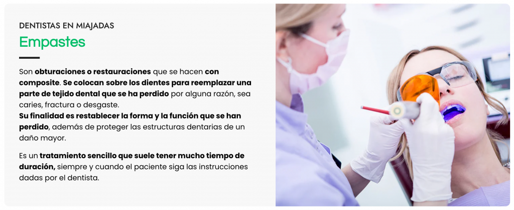 empastes dental en miajadas
