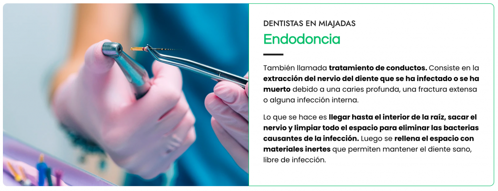 endodoncia dental en miajadas