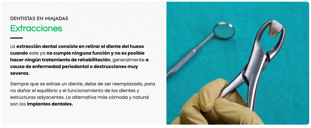 extracciones dental en miajadas