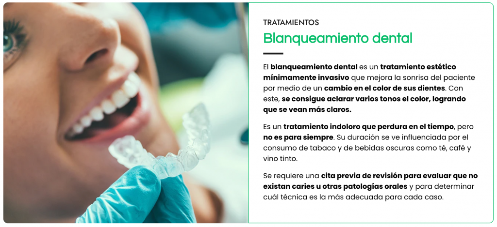 blanqueamiento dental en miajadas